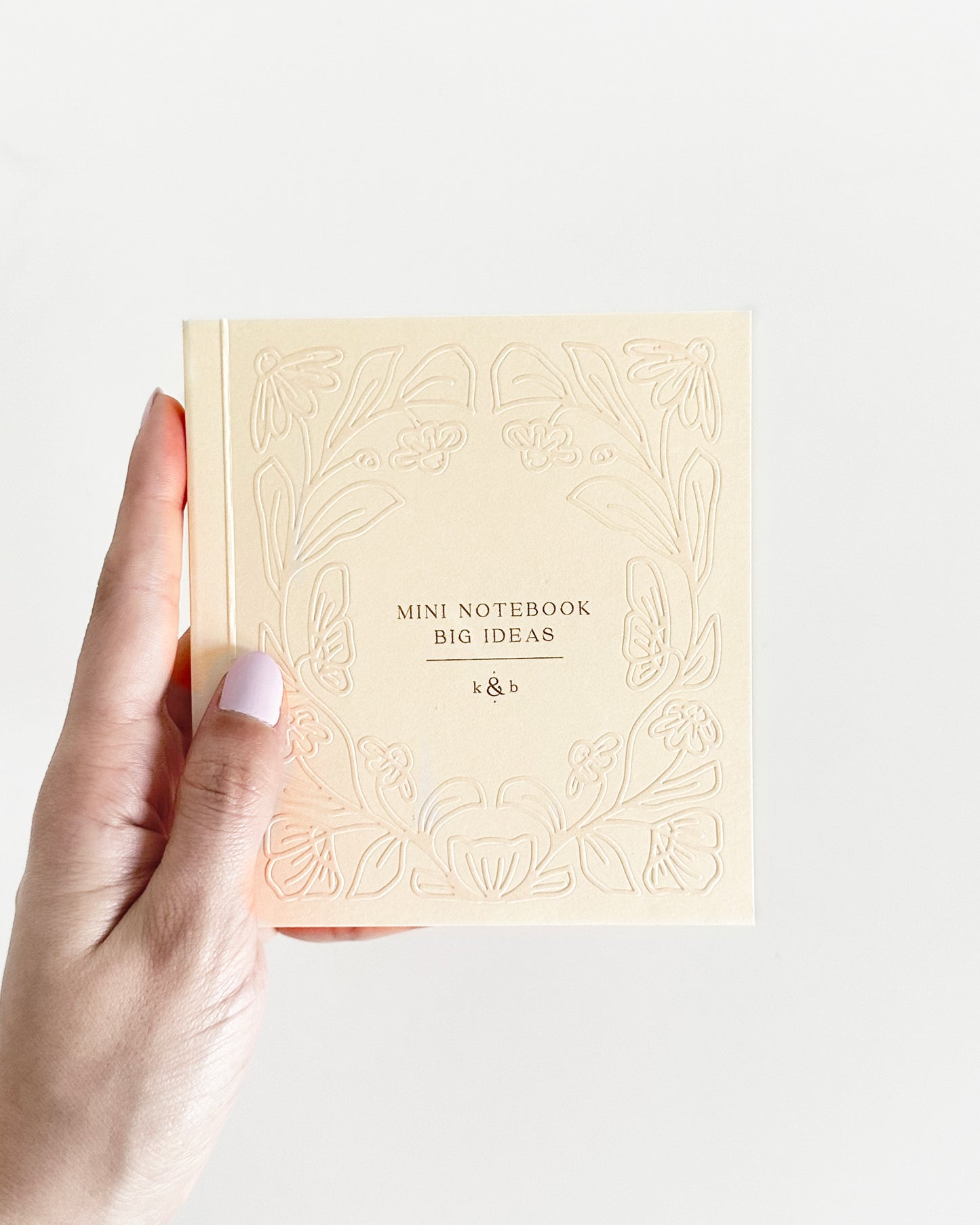 Beige Mini Notebook
