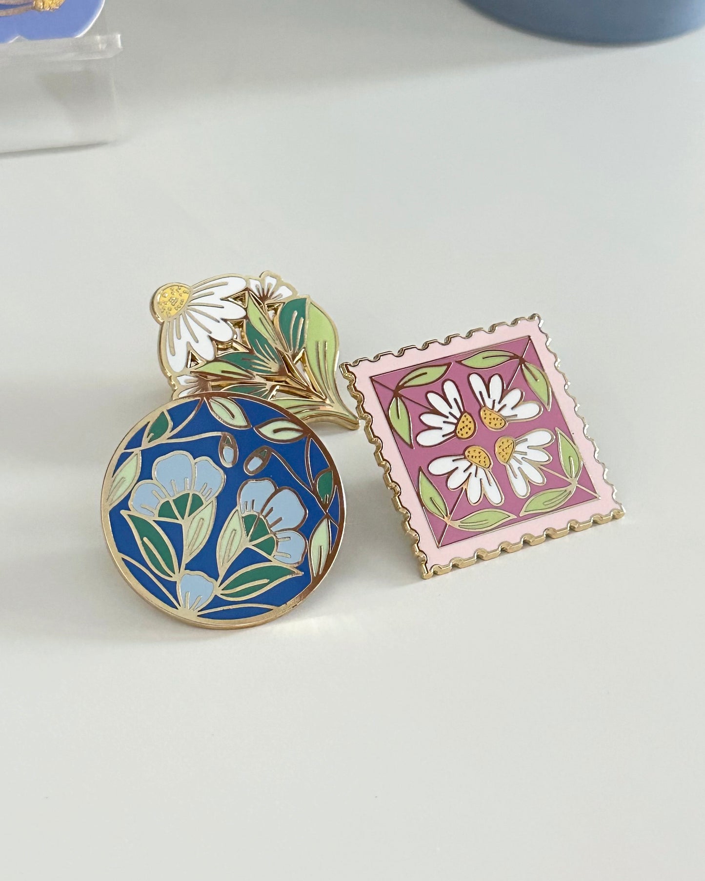 Blue Jasmine Pin