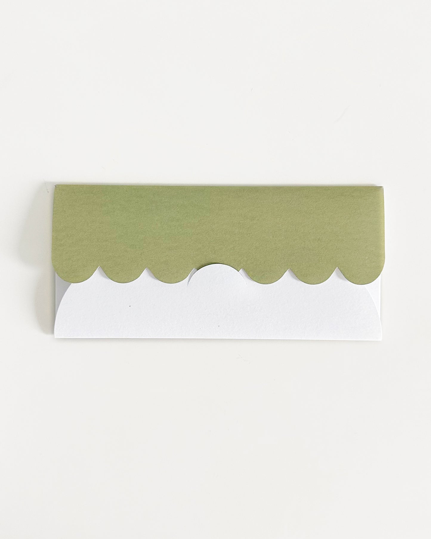 Green Scallop-Cut Gift Card