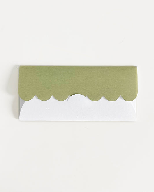 Green Scallop-Cut Gift Card