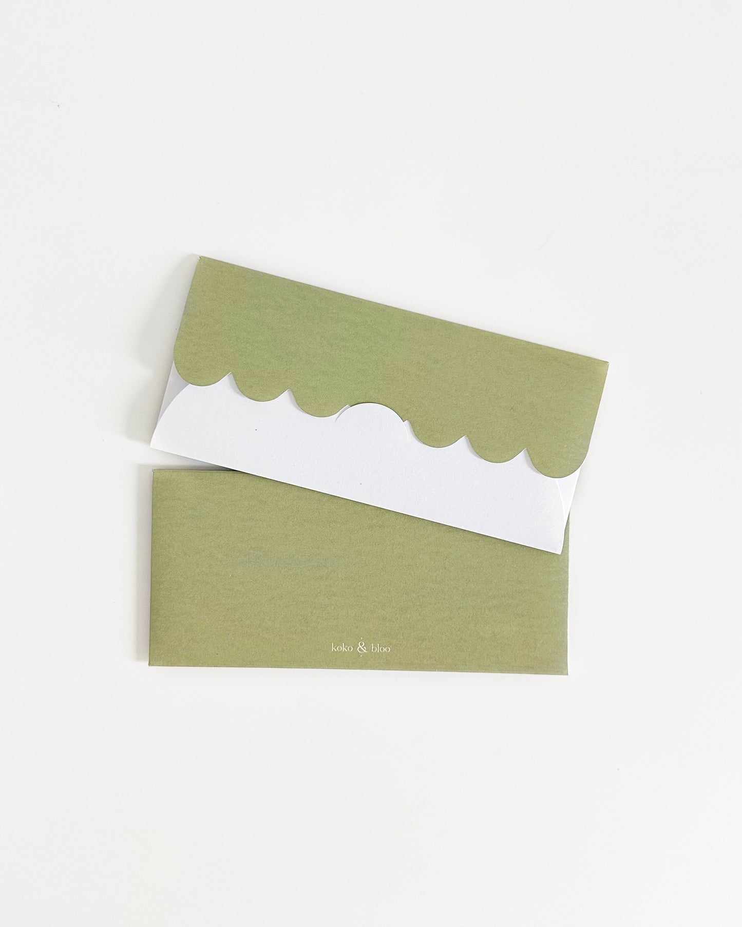 Green Scallop-Cut Gift Card