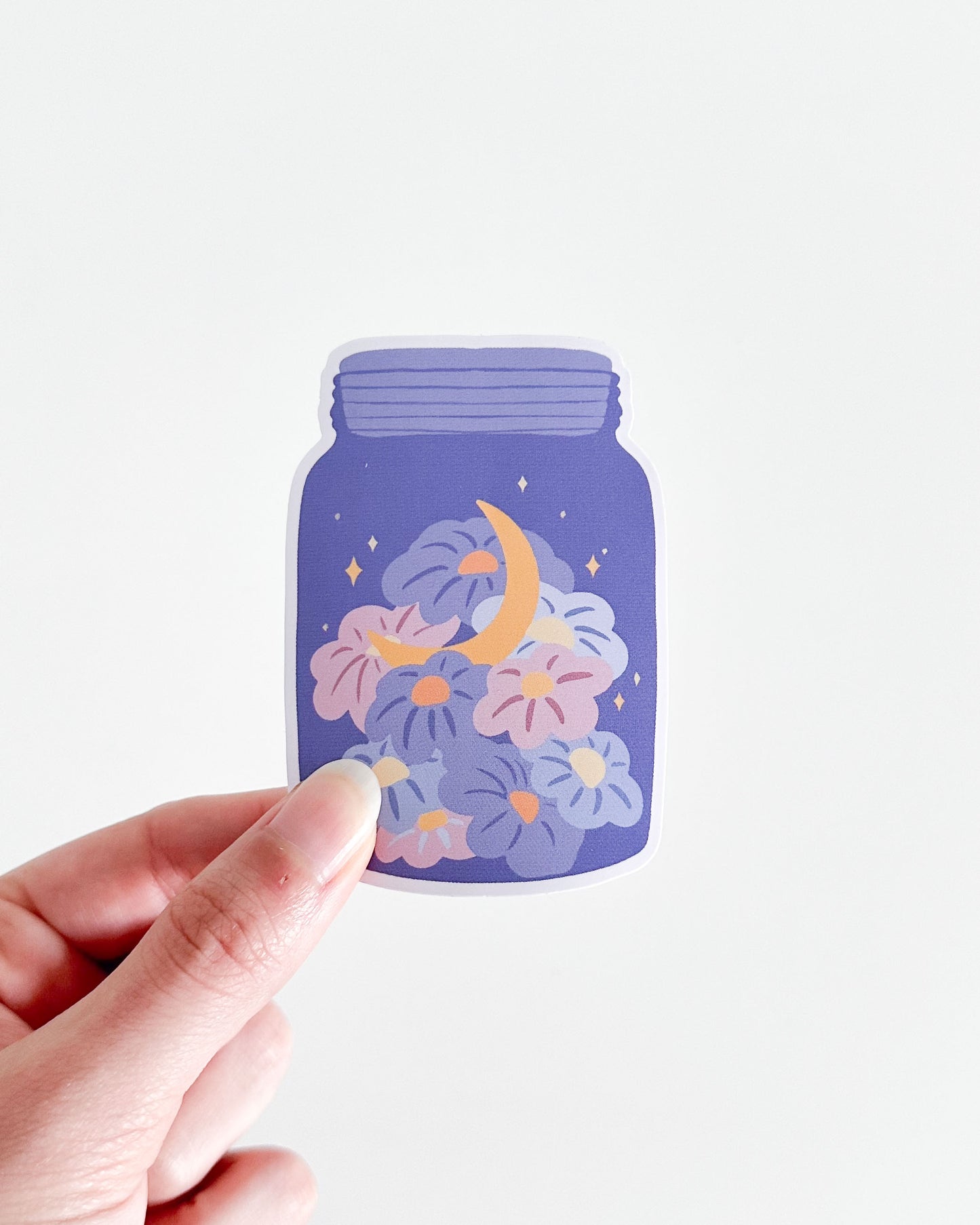 Moon in a Jar Sticker