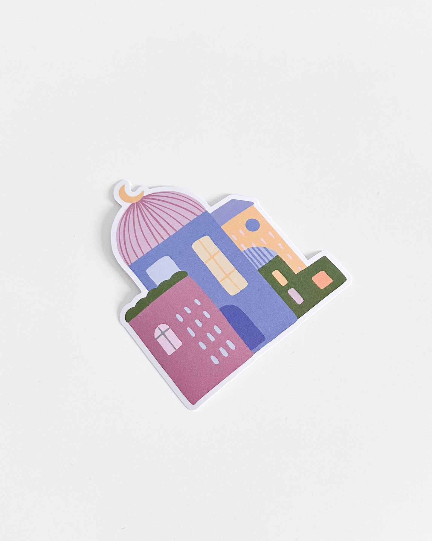 Cozy Town Sticker