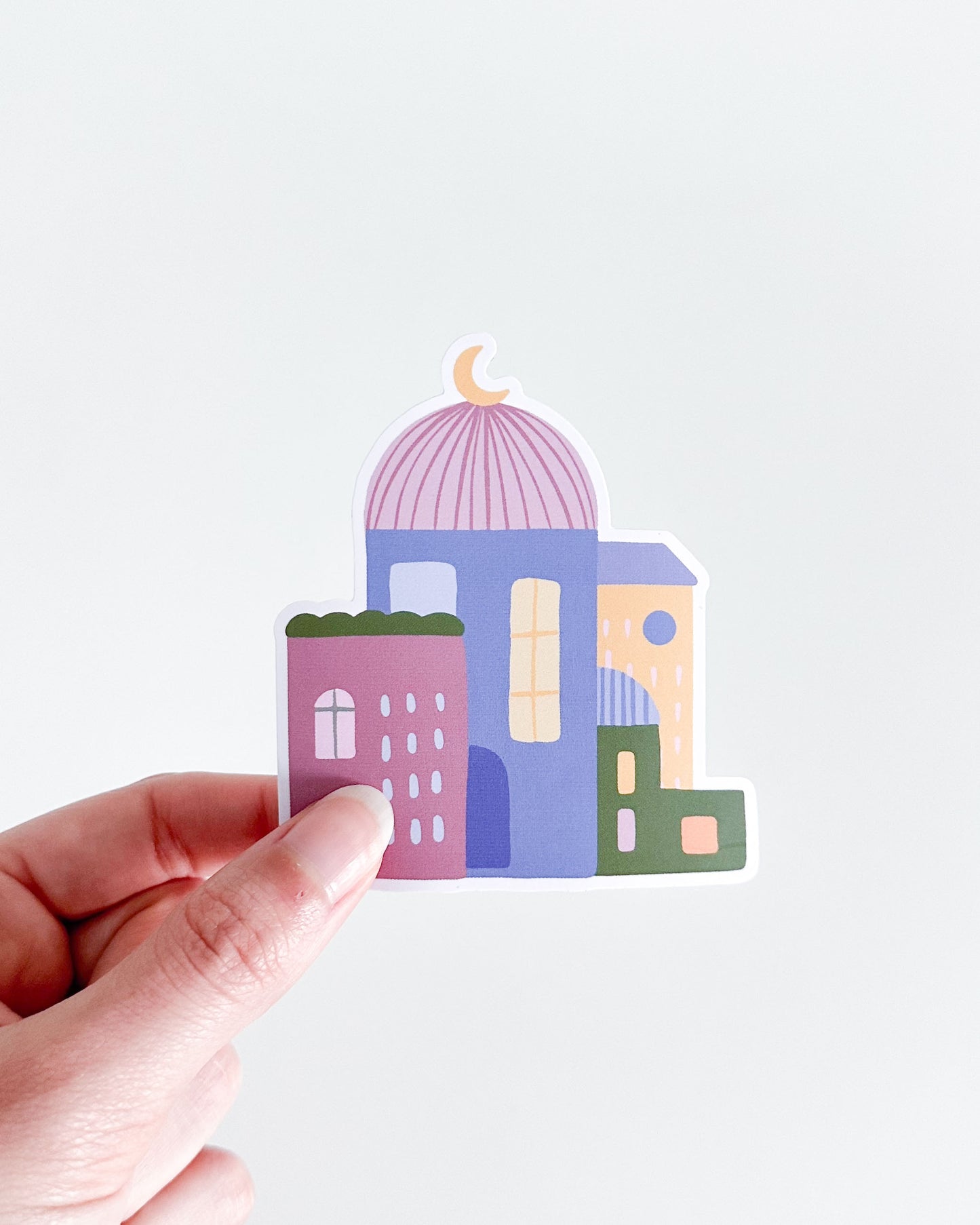 Cozy Town Sticker
