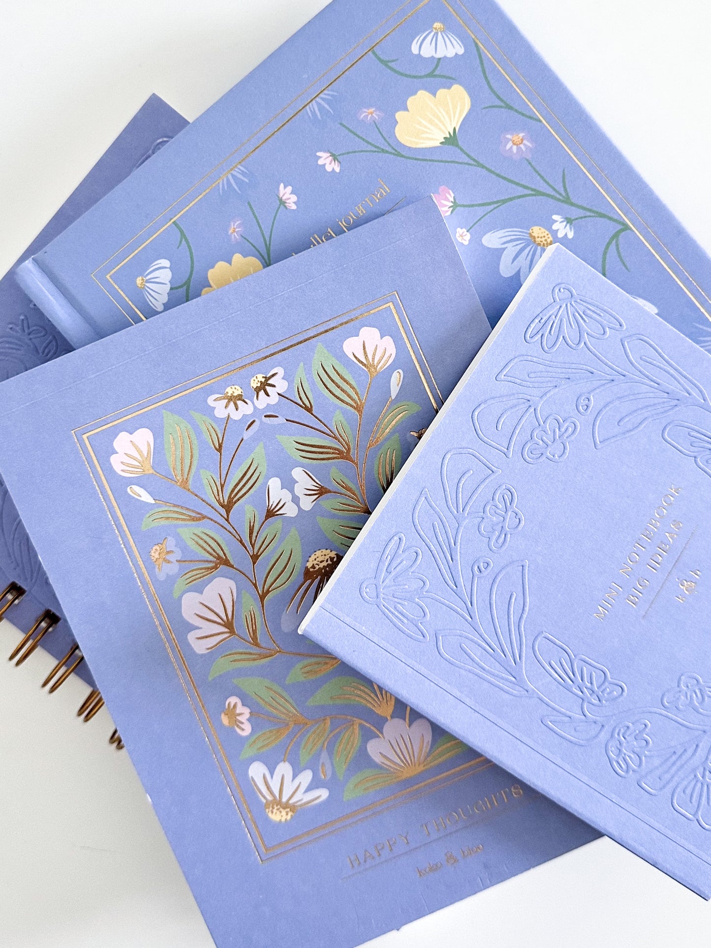 Deep Blue Desk Set