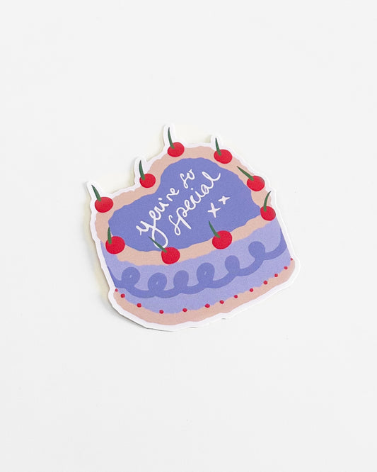 You're Special Cake Sticker