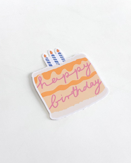 Birthday Cake Sticker