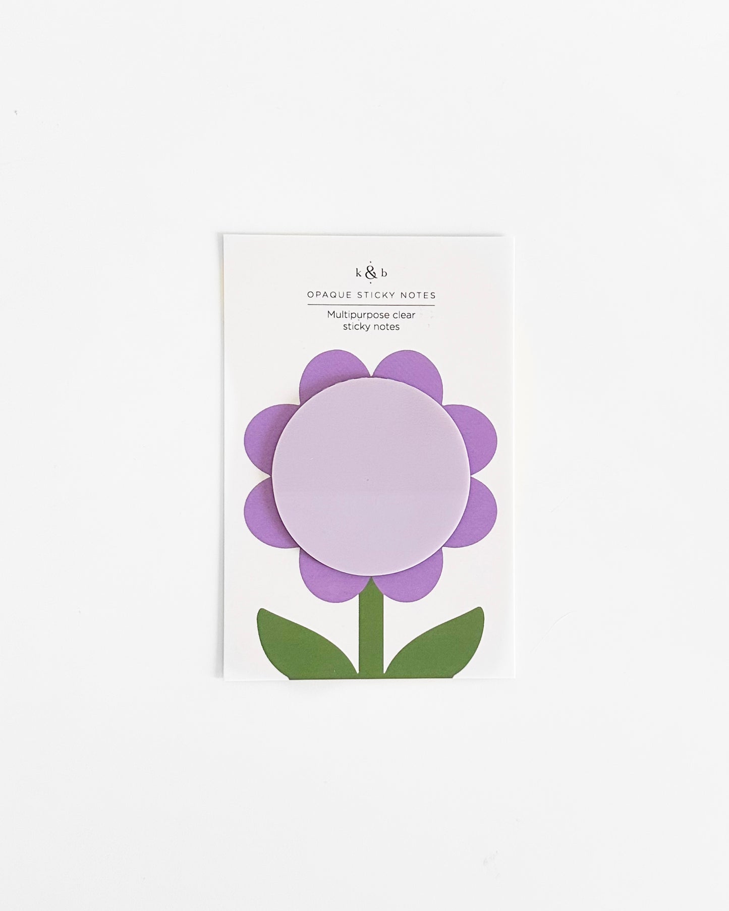 Lilac Flower Sticky Notes