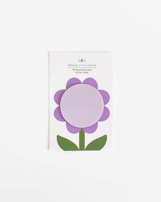 Lilac Flower Sticky Notes