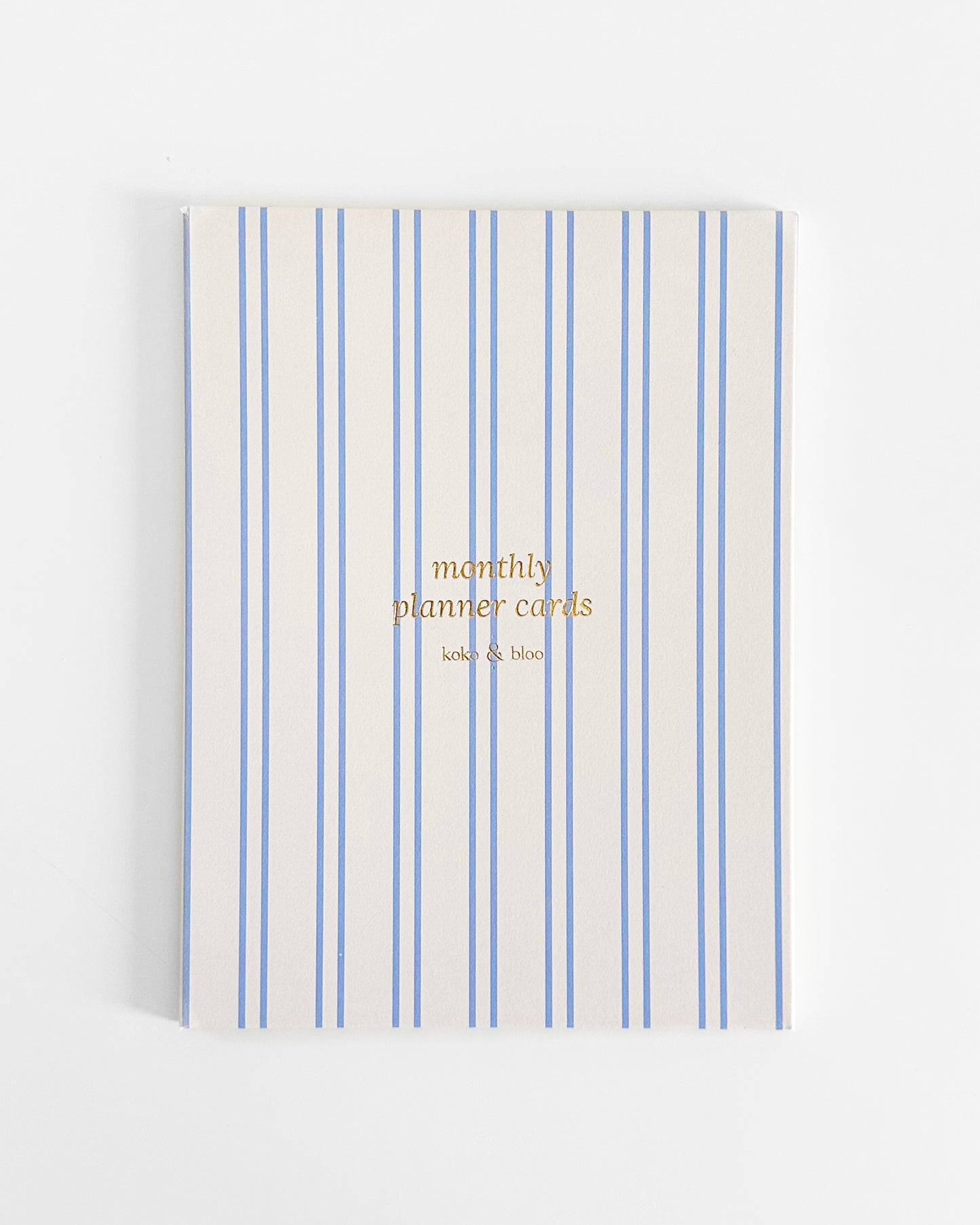 Monthly Planner Cards