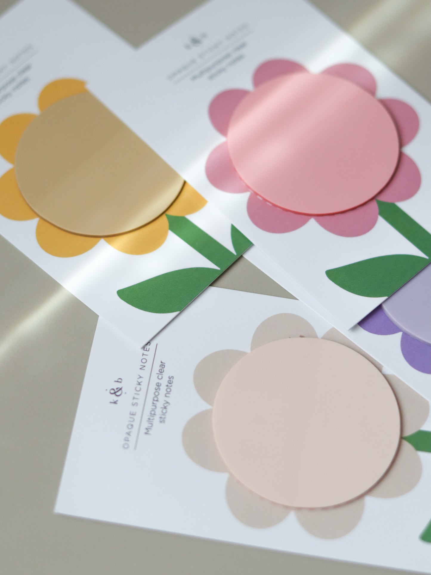 Lilac Flower Sticky Notes