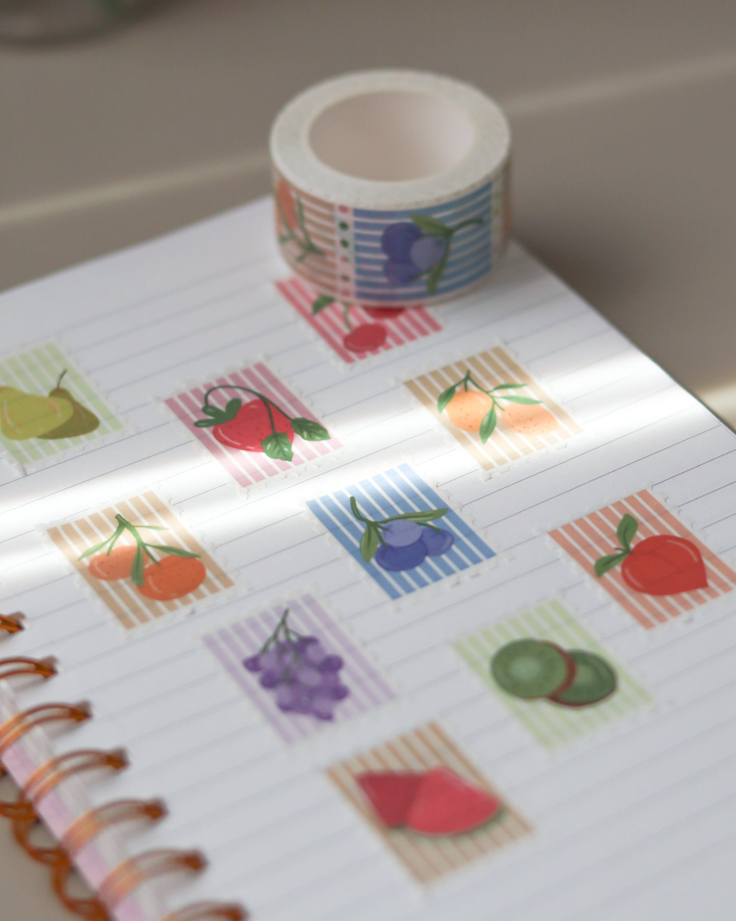 Fruity Stamp Washi Tape