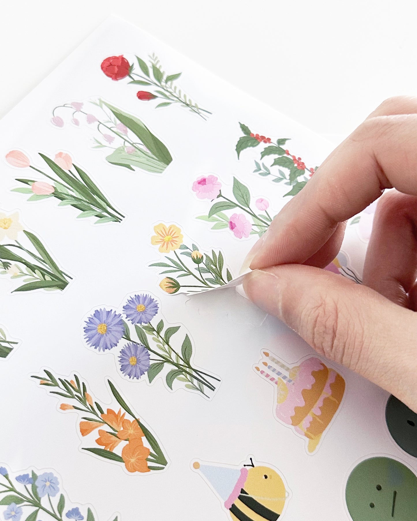 Birth Flower Stickers