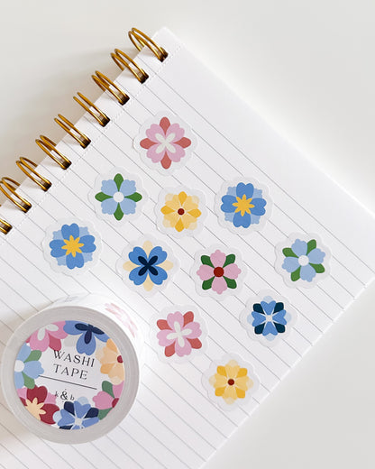 Mini Floral Sticker Roll