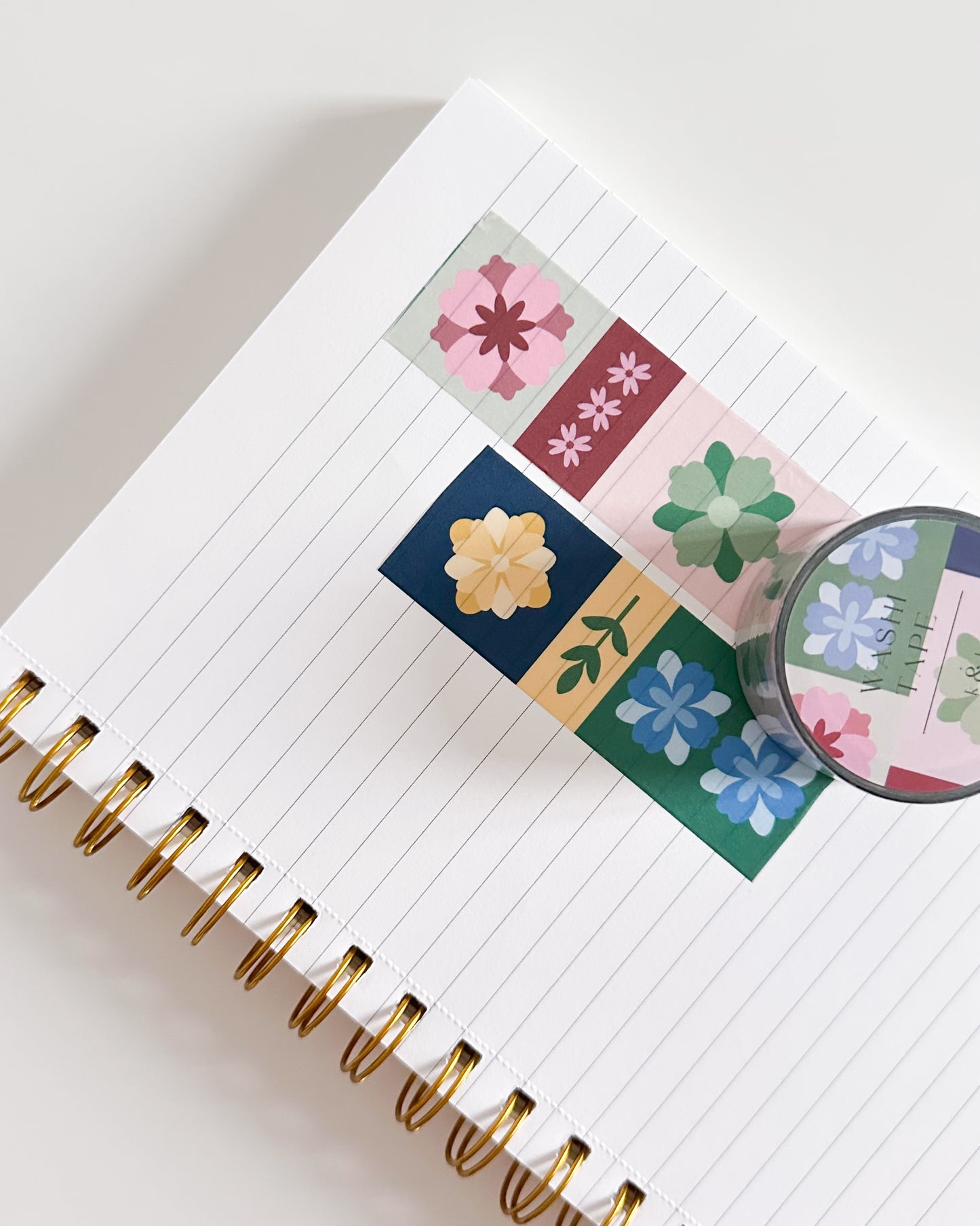 Abstract Floral Washi Tape