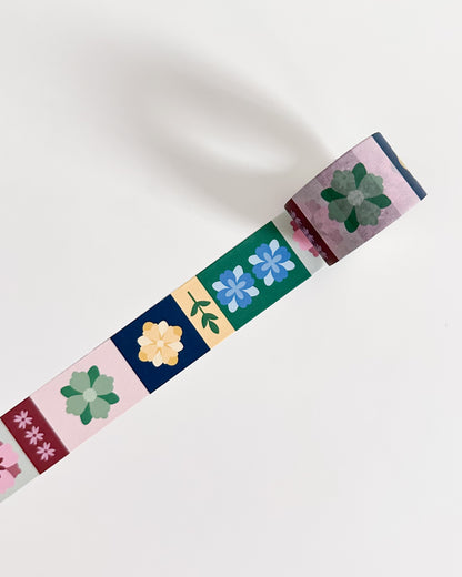 Abstract Floral Washi Tape