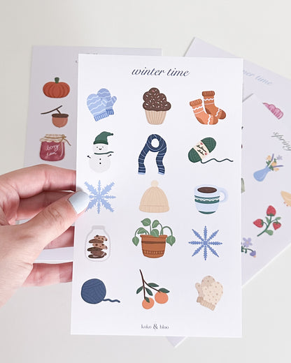 Seasonal Sticker Sheet Pack