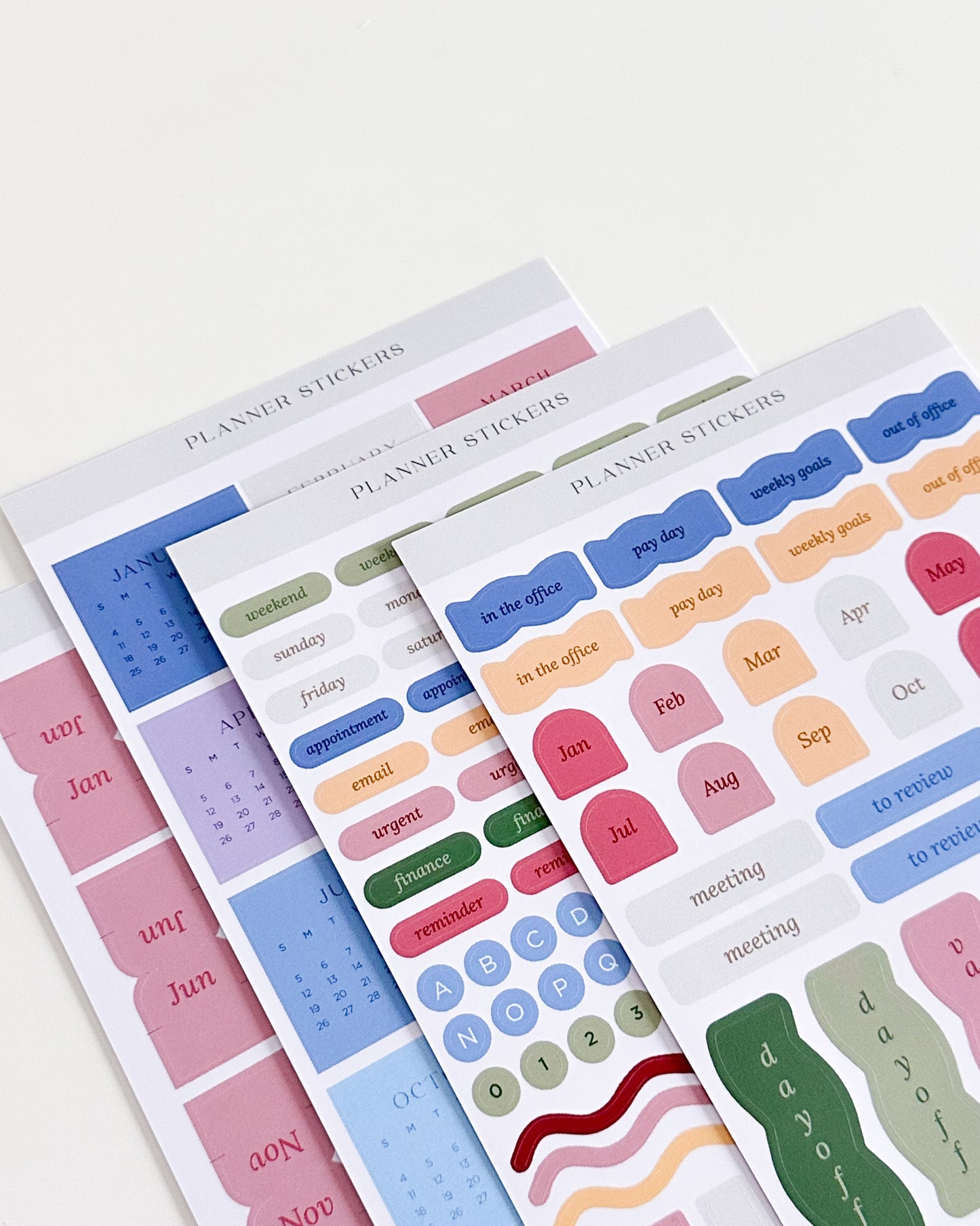 2026 Planner Sticker Set