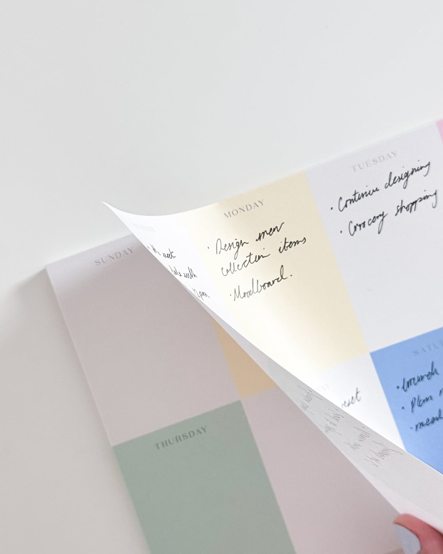 Colourful Weekly Notepad