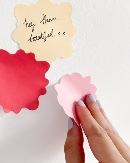 Meadow Sticky Notes - Pink & Yellow