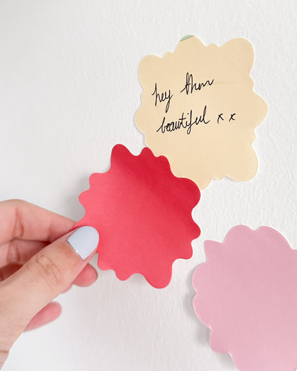 Meadow Sticky Notes - Pink & Yellow