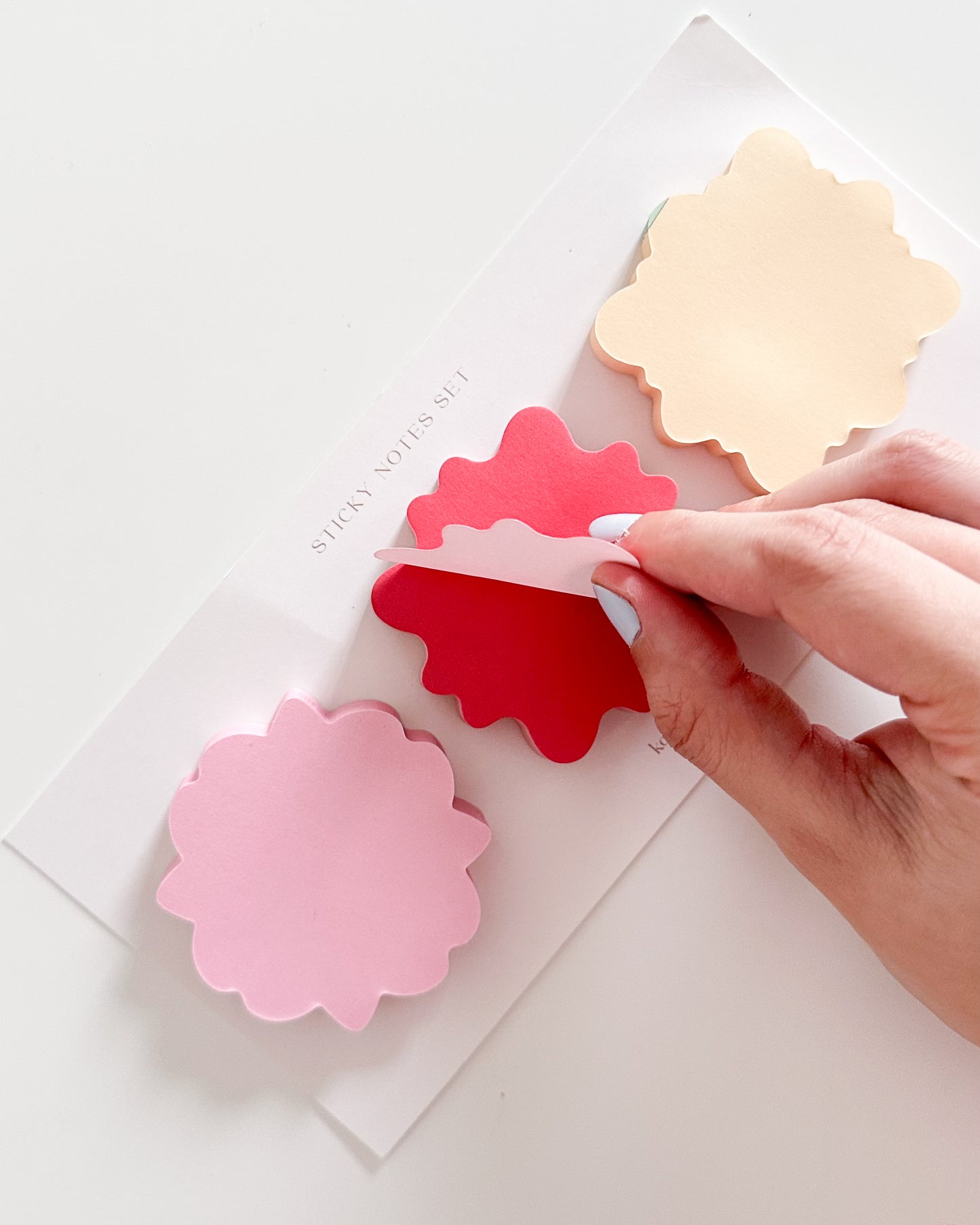 Meadow Sticky Notes - Pink & Yellow