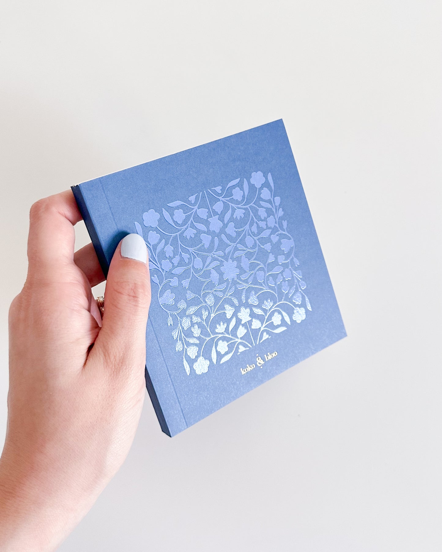 Mini Notebook - Midnight Bloo