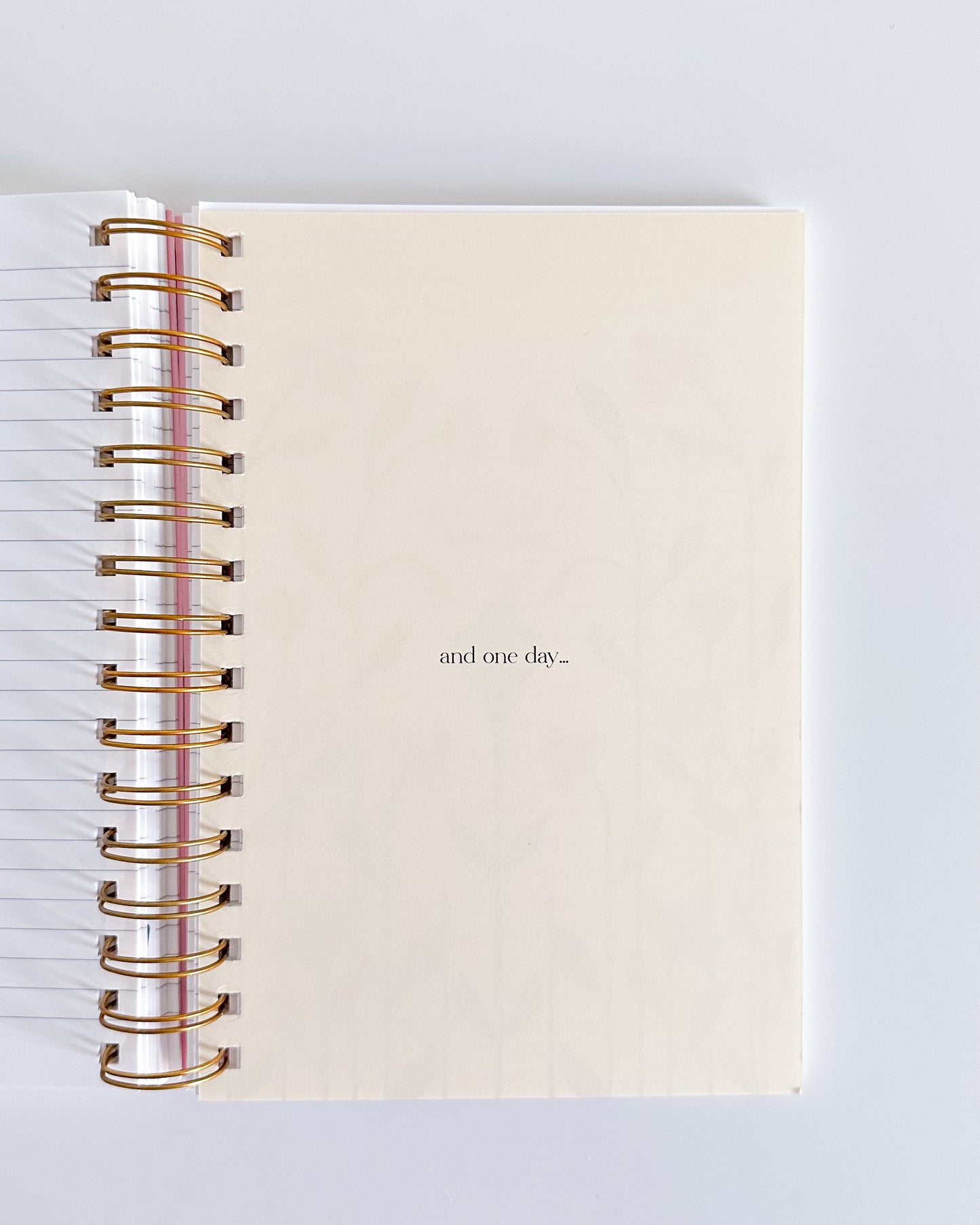 Lined Spiral Notebook - Butter Yellow