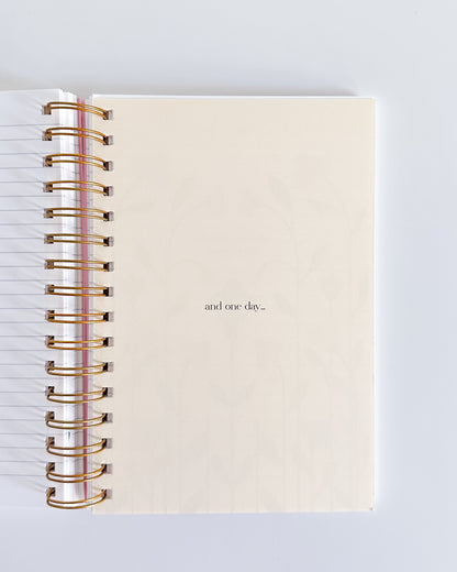 Lined Spiral Notebook - Butter Yellow