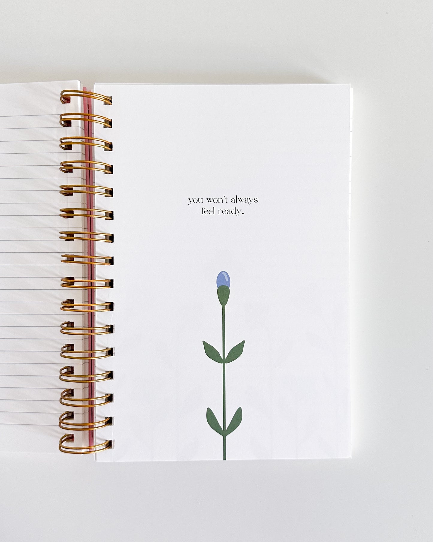 Lined Spiral Notebook - Butter Yellow