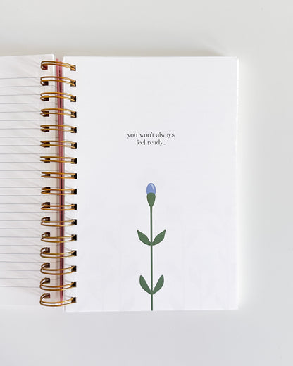 Lined Spiral Notebook - Butter Yellow