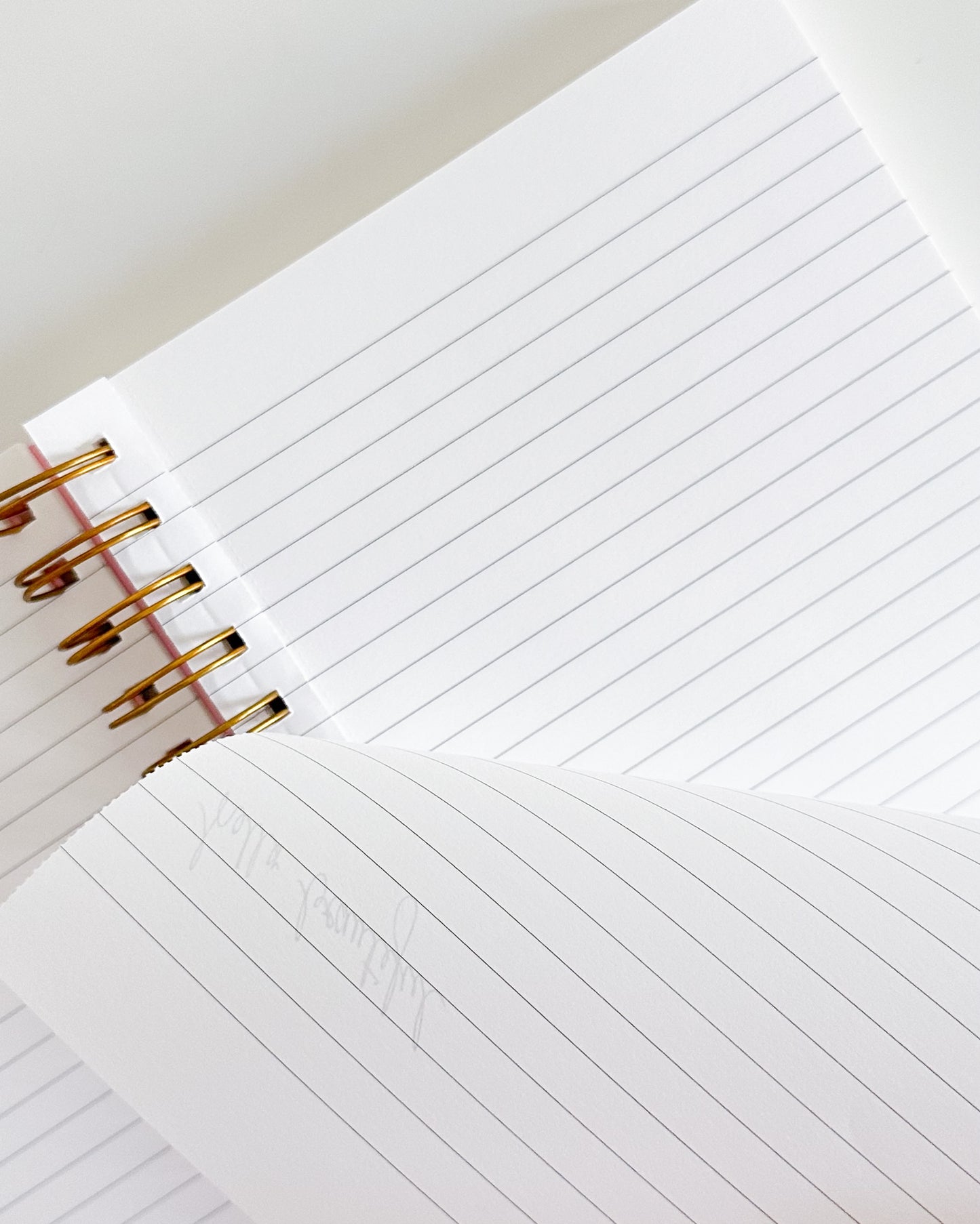 Lined Spiral Notebook - Butter Yellow