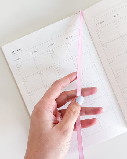 Rosy Garden Embroidered 2026 Yearly Planner - Undated