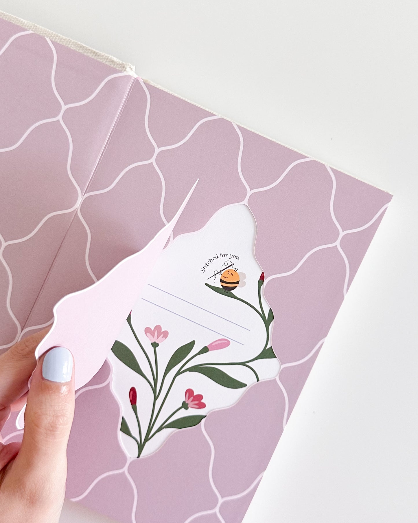 Rosy Garden Embroidered 2026 Yearly Planner - Undated