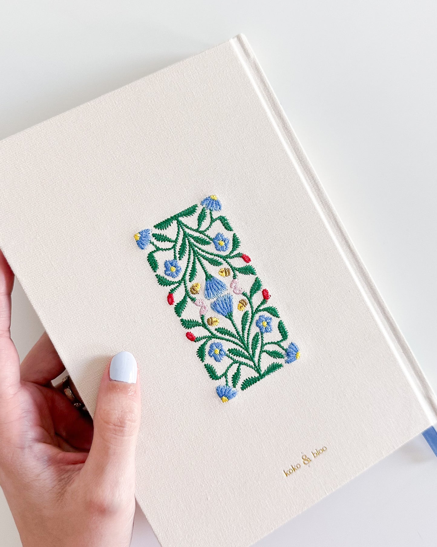 Bloo Garden Embroidered 2026 Yearly Planner - Undated