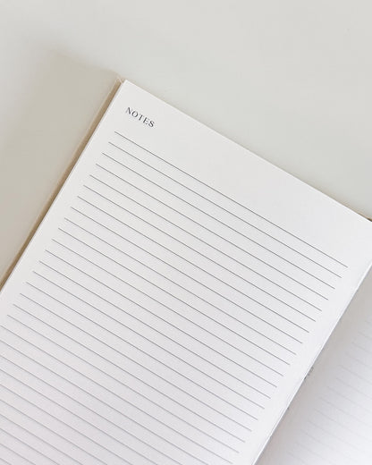 Rosy Garden Embroidered 2026 Yearly Planner - Undated