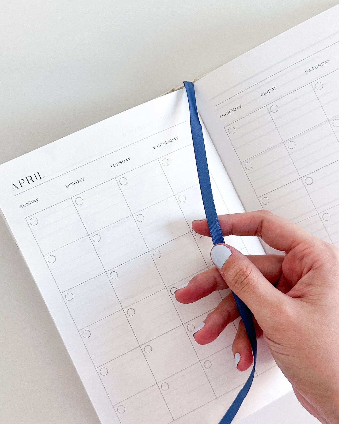 Bloo Garden Embroidered 2026 Yearly Planner - Undated