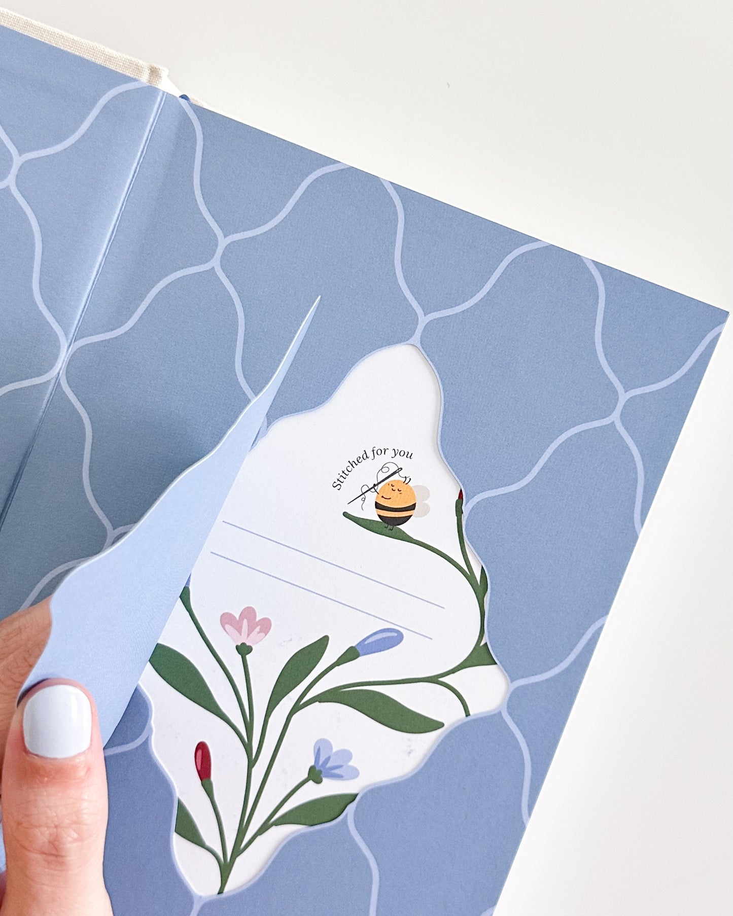 Bloo Garden Embroidered 2026 Yearly Planner - Undated