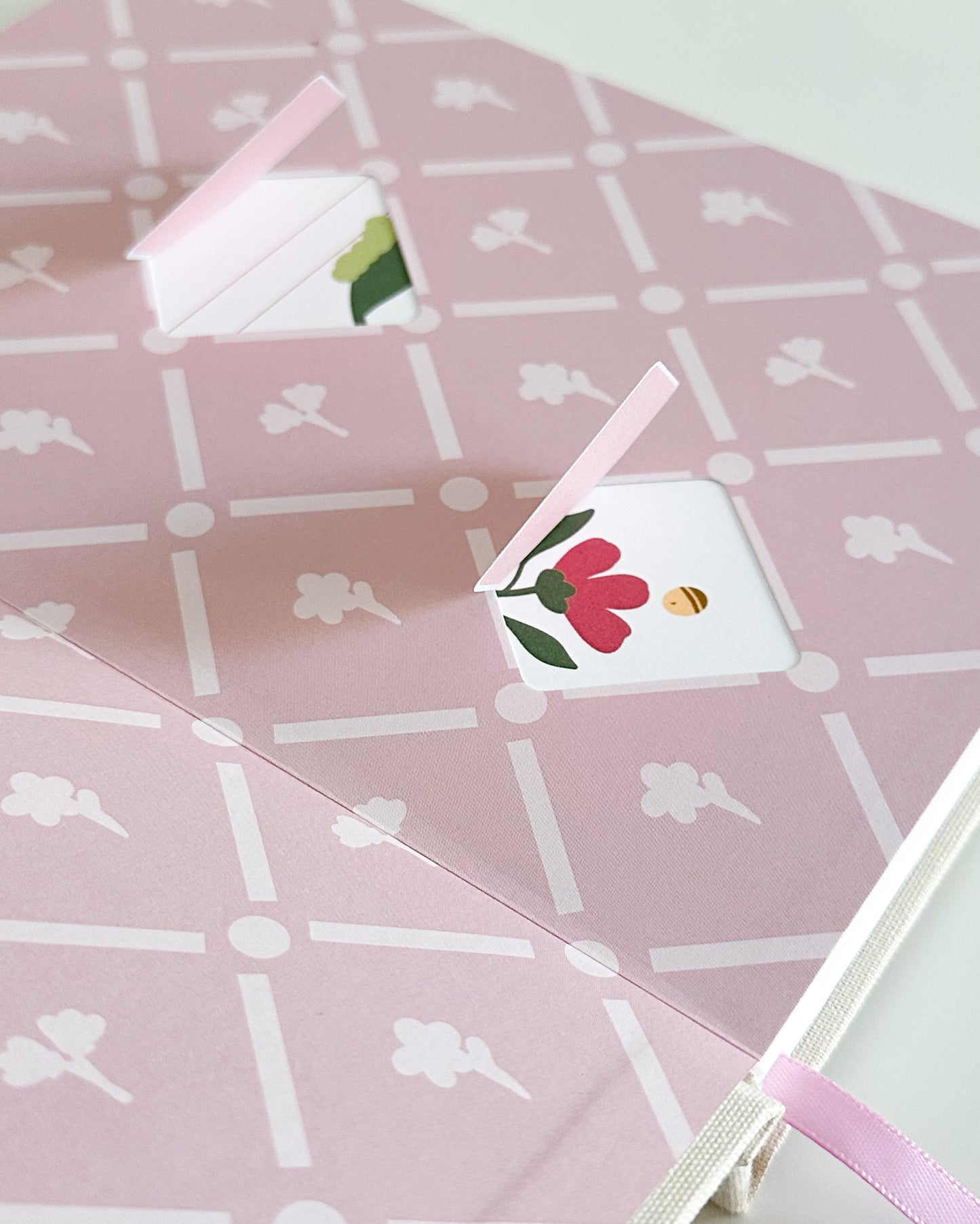 Embroidered Bullet Journal - Roses