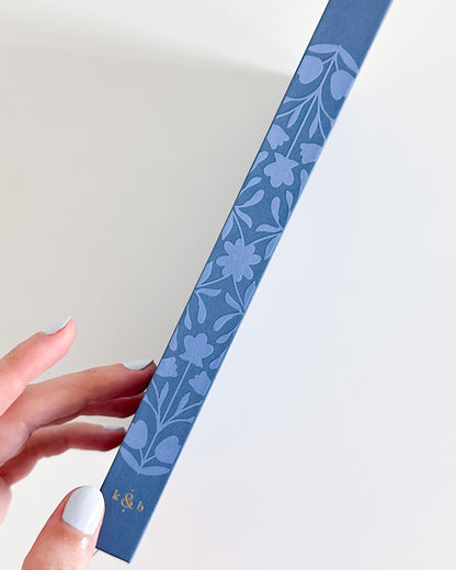 Arabic/English Lined Journal - Midnight Bloo