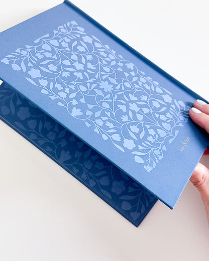 Arabic/English Lined Journal - Midnight Bloo