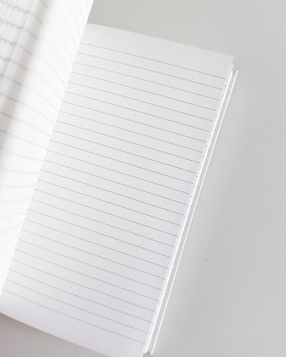 Arabic/English Lined Journal -Rich Red