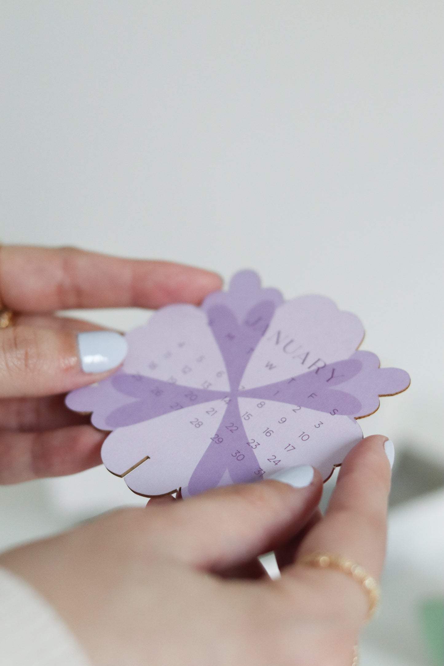 2026 Floral Desk Calendar