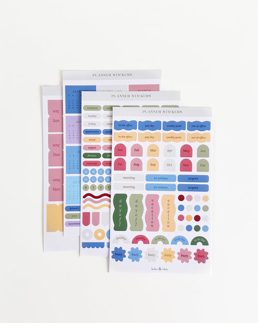 2026 Planner Sticker Set