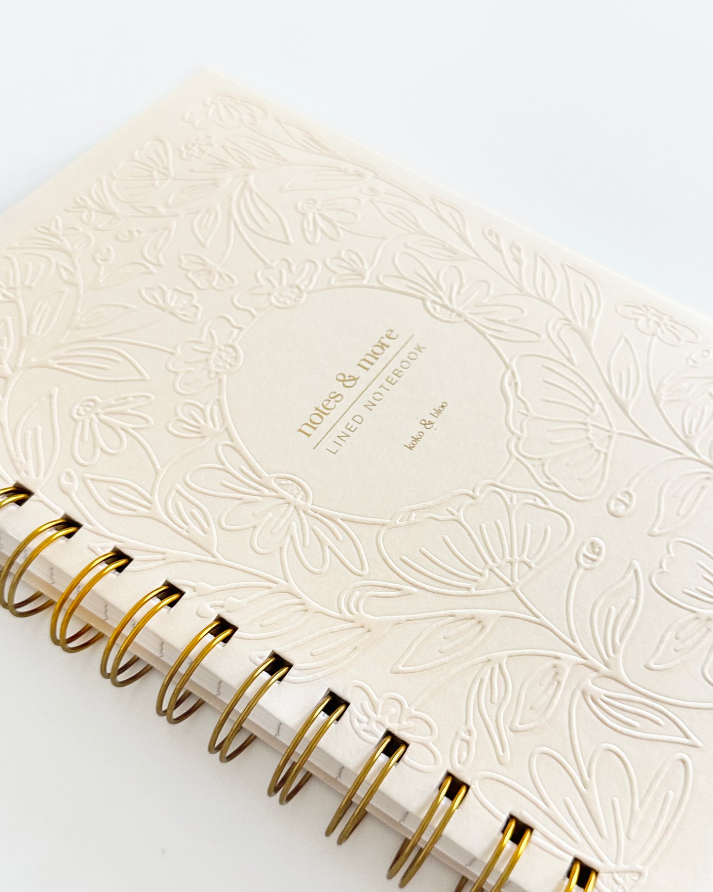 Beige Lined Notebook