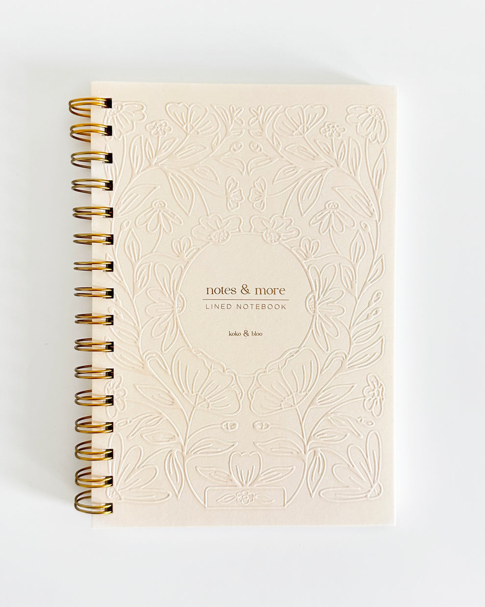 Biege Notebook Beige Lined Notebook – koko & bloo