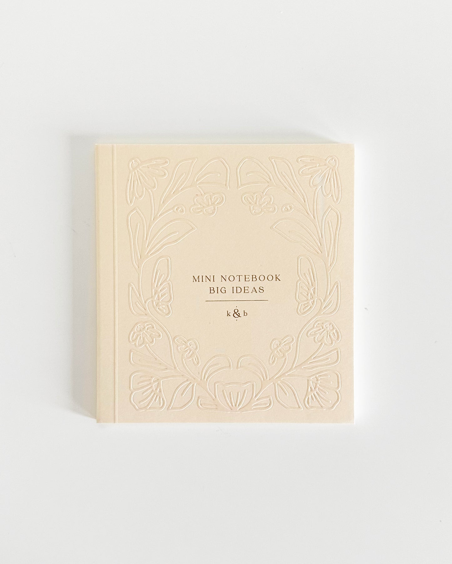 Beige Mini Notebook