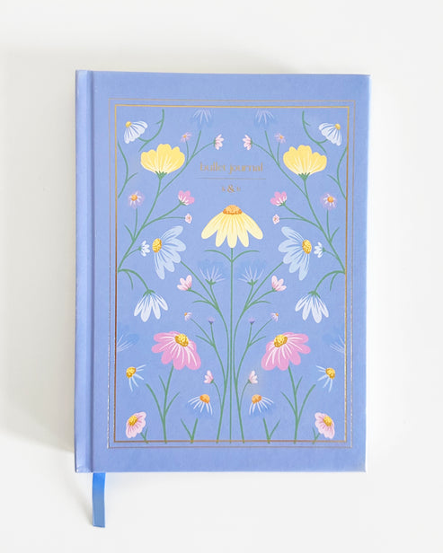 Blue Letters Journal Blue Bullet Journal β koko & bloo