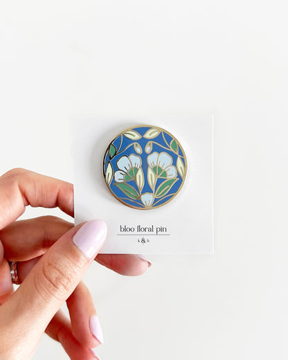 Blue Jasmine Pin