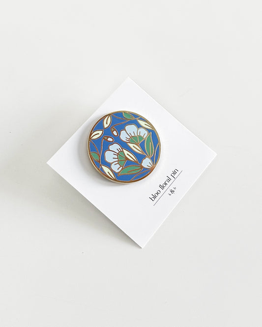 Blue Jasmine Pin